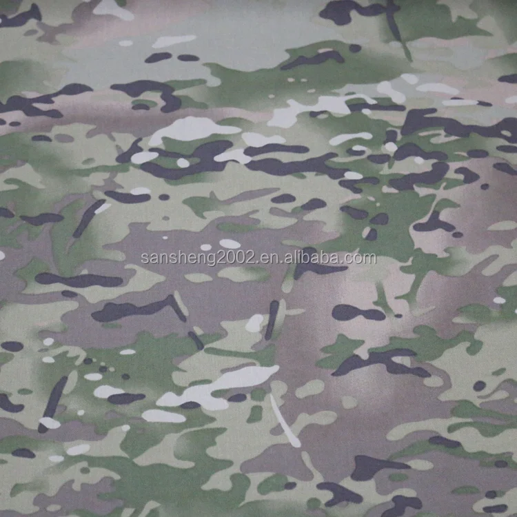 
1000D Cordura camouflage pattern polyester fabric pu coating 