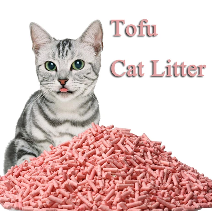 Кошачий наполнитель тофу круглой формы с мгновенным поглощением, дезодорирующим эффектом