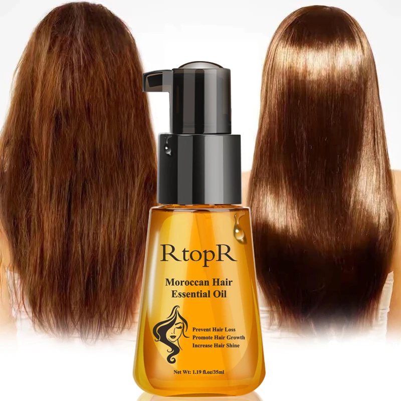 Moroccan Prevent Hair Loss Product Hair Growth Essential Oil Easy To Carry Hair Care Nursing 35ml Both male and female can use