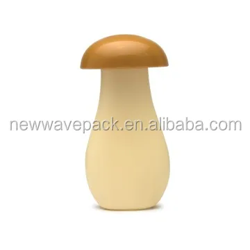 
60ml plastic empty bottle mushroom shape lotion bottle 