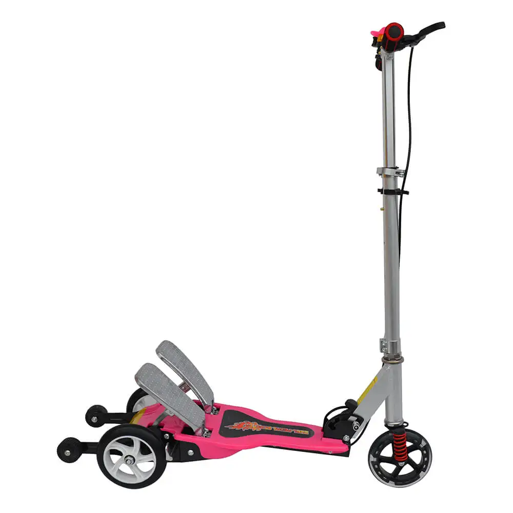 Hot Sell CE Approved Hot Selling Big Wheels Kids Dual Foot Pedal Kick Scooter