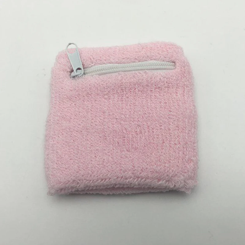 Custom promotional cotton sport wristband wrist sweatband with embroidery logo