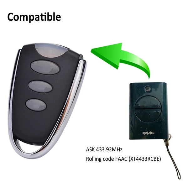 Спросите модуляции плавающий код совместим с FAAC дистанционного управления 433 мГц