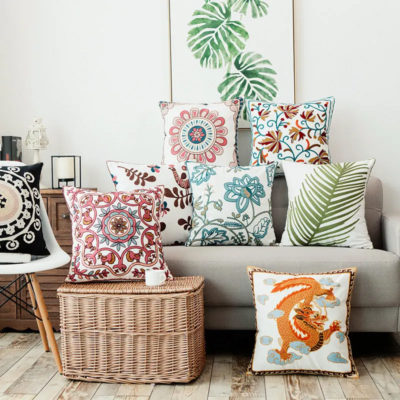 2019 News flower style Custom pillow case for office