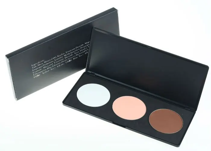 3 цвет лица пудра контур