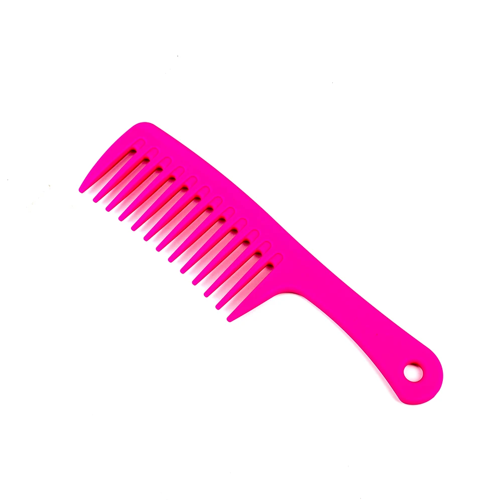 Factory Wholesale Wide Tooth Plastic Big Hair Detangling comb