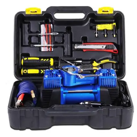 12 В DC автомобильный премиум цифровой шинонасос насос до 100 PSI портативный воздушный компрессор с цифровым манометром и светом для автомобилей грузовиков