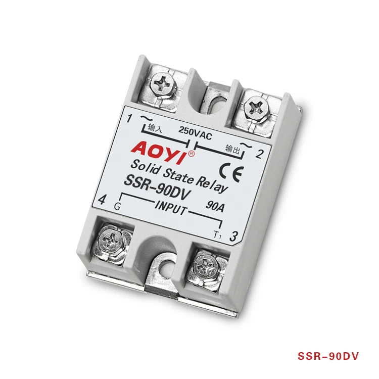 Intelligent New and Original Single Phase Solid State Relay SSR-90DV with Lower Price