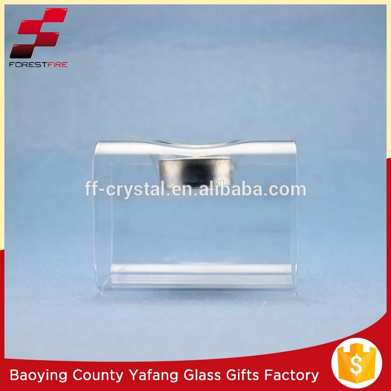 Factory Hand Made Transparent Glass Tealight Holder/Clear Glass Tealight Holder/Tealight Holder Glass for Large Party Supplier