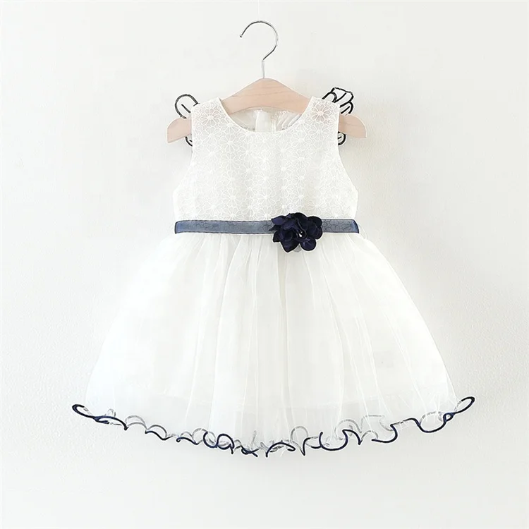 Summer New Design Wholesale Fancy Dresses For Baby Girl 1 Year Birthday Dress