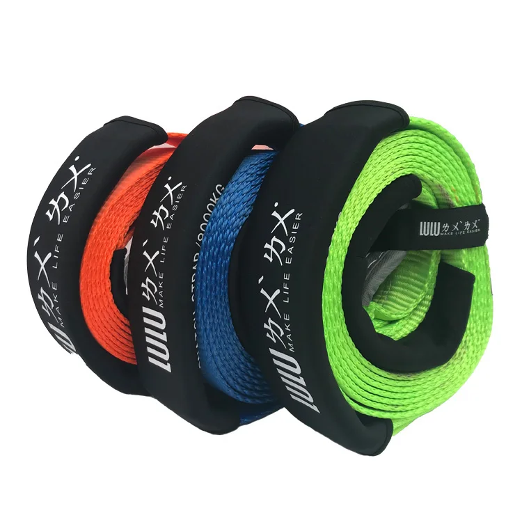 Off Road Snatch Strap Car Towing Strap Winch Strap Tow Strap 4X4
