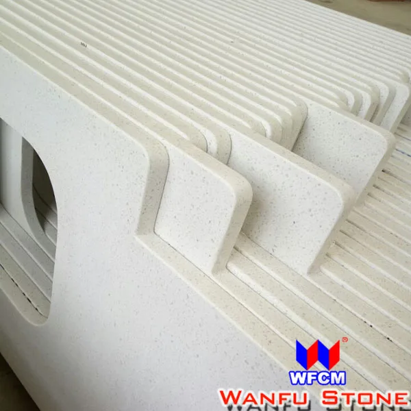 США нарезанные искра белый кварцевые кухонной рабочей поверхности