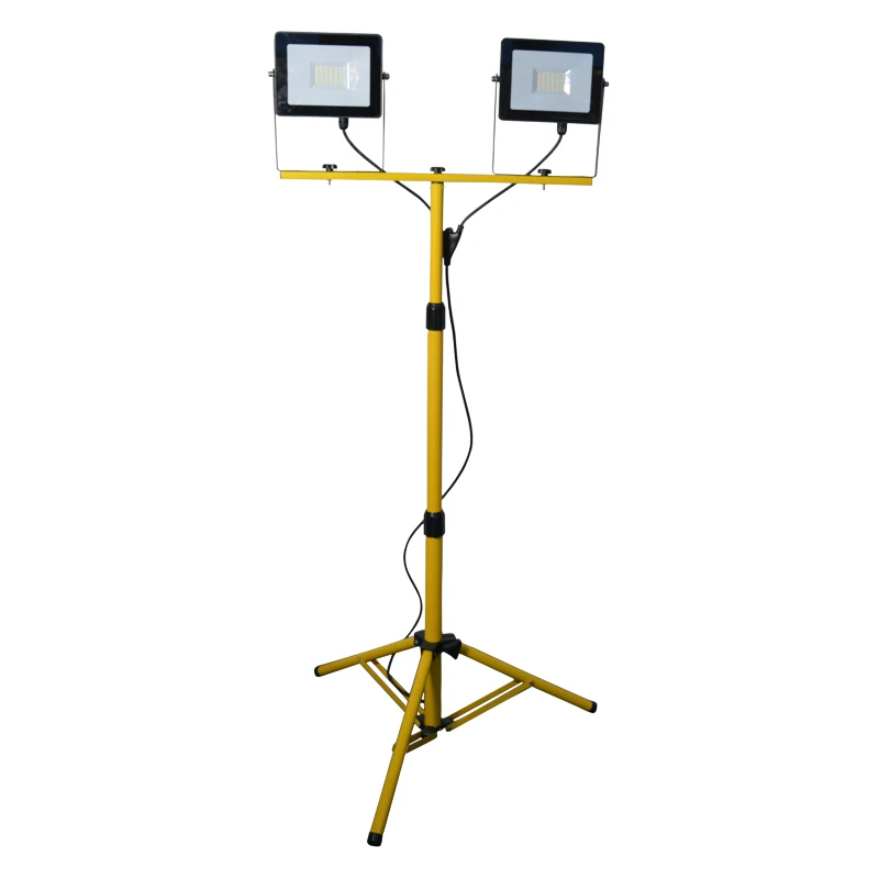 95lm/w TUV approval slim ip65 waterproof outdoor tripod support 2X20W led work light