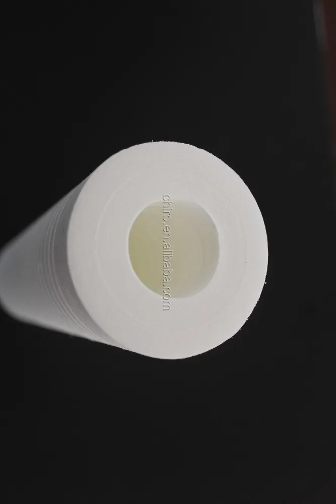 10 дюймов аэродинамическим способом из расплава PP фильтрующий элемент с прорезями