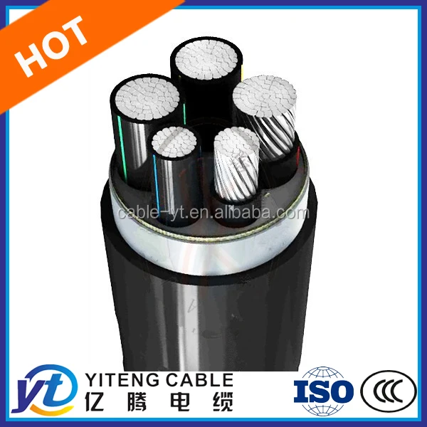 Cross Linked Polyethylene Insulated Polyvinyl Chloride Jacket Locked Armored Aluminium Alloy Power Cable ACWU90