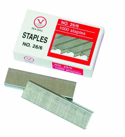 Hot sell metal wire galvanized no. 10 staple pin paper pin