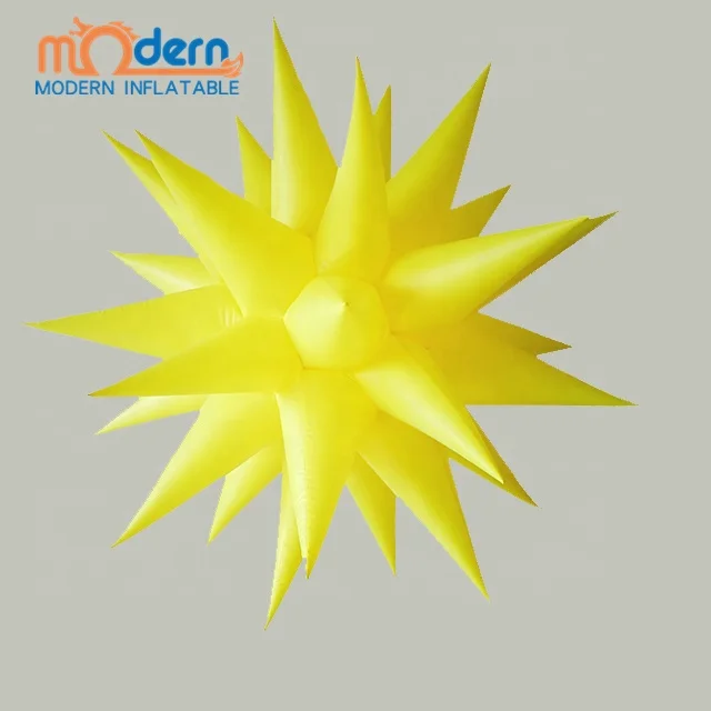 Decorative lighting star inflatables Christmas ceiling decorations star for sale