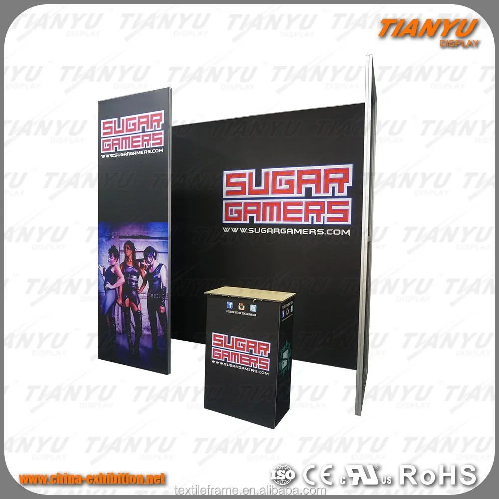 
Hot 3x3 customized modular aluminum frame exhibition booth made in china 