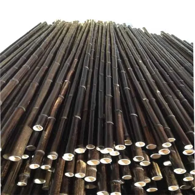 black bamboo pole for decoration, black bamboo pole for architectural decoration, agricultural bamboo pole black bamboo