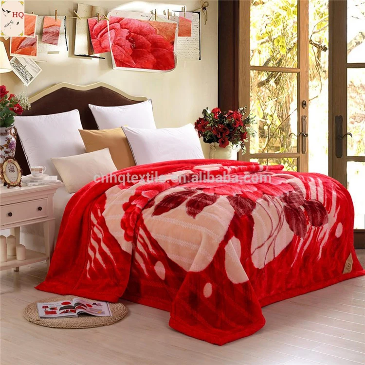 
polyester ac blanket cotton fabric flannel fur blanket 