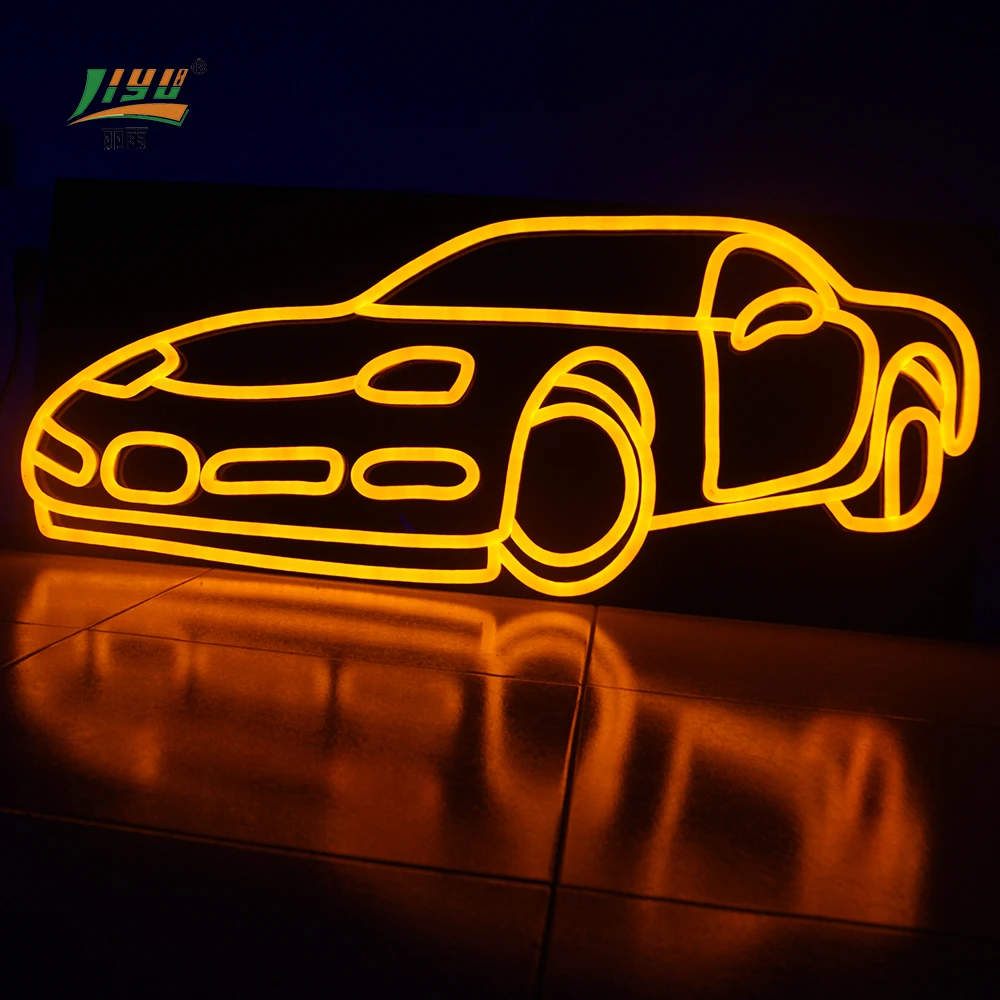 music guitar blue ribbon led neon sign neon logo board for drinking and dancing bar