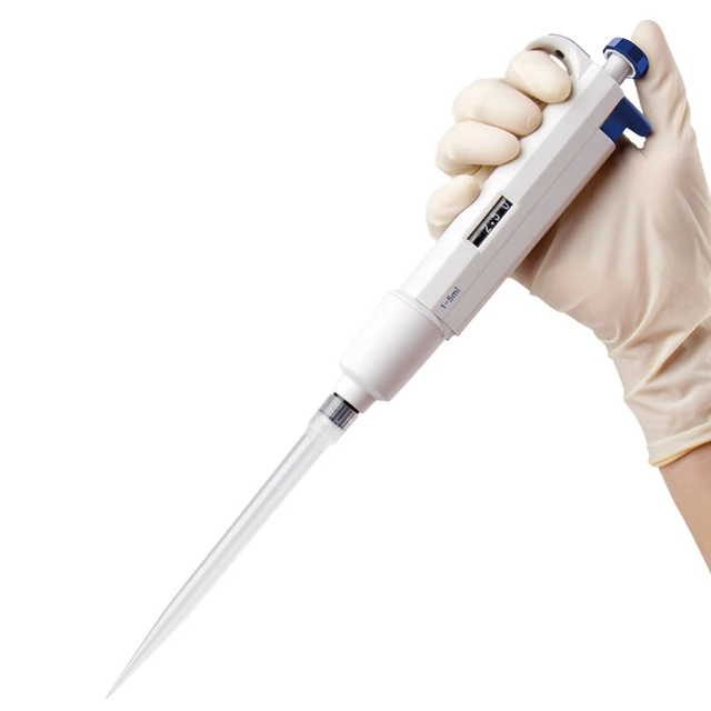 1-10 ml calibrated autoclavable volume single channel micro pipette