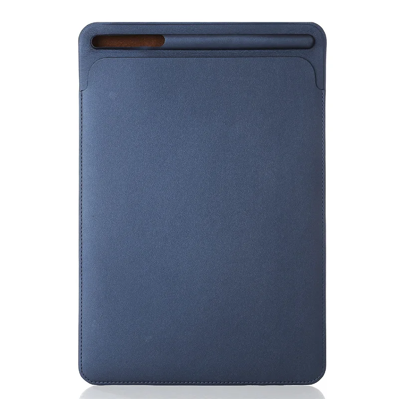 
New Luxury PU Leather Portable Sleeve Case for iPad 2/3/4 Mini 2/3/4 Pro 12.9 Pouch Bag Protective Cover with Pencil Holder 