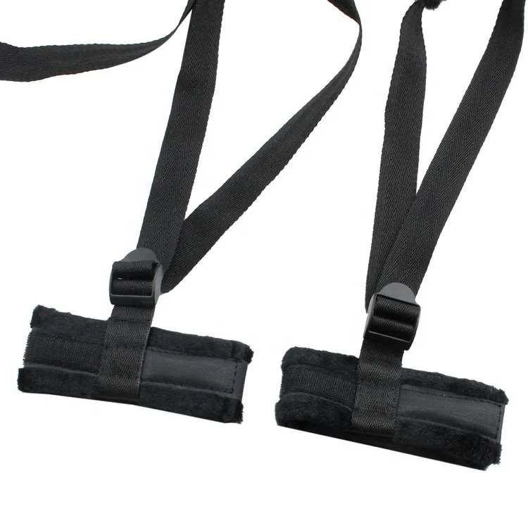 Protect Neck Open Leg Bind Belt Bed Slave Restraints Handcuffs Kit Sex Bondage Toys Adult Products