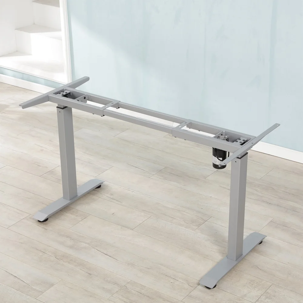 Одиночный мотор два разделы 720-1200 мм с электрической регулировкой высоты стоьте вверх, передвижные письменные столы с регулировкой высоты