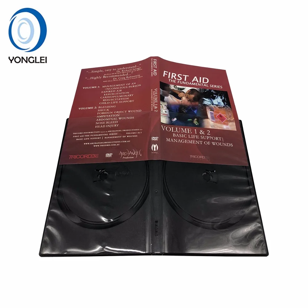 DVD slipcase and cheap CD DVD disc DVD replication packaging