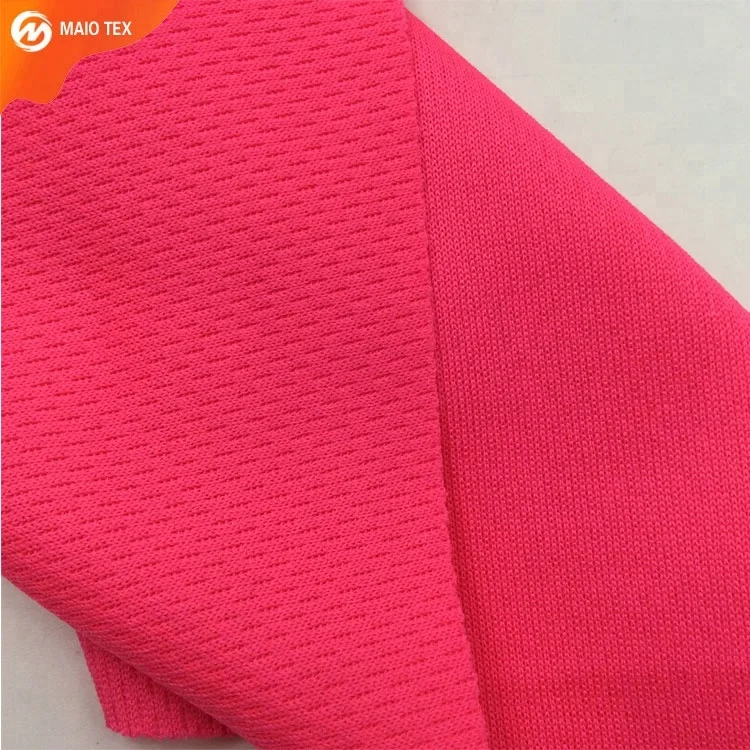 
100% polyester honeycomb bird eye mesh dry fit sport coolmax fabric for sport wear 