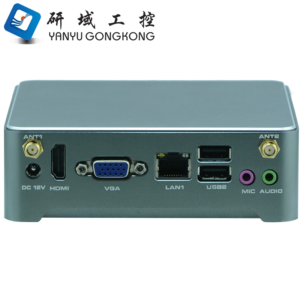 N3919SZ безвентиляторный алюминиевый настольный мини-ПК J1900 Win10