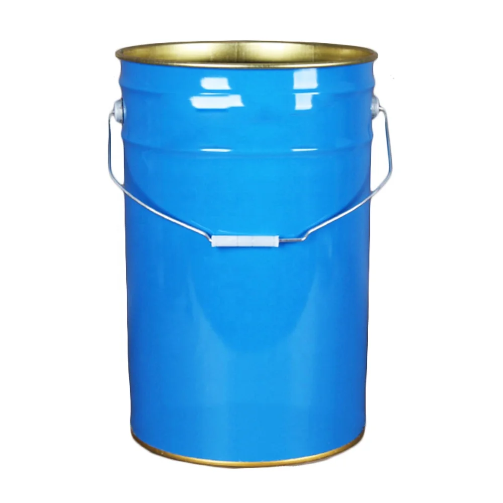 25 liter metal drum with open head lid, 25 liters