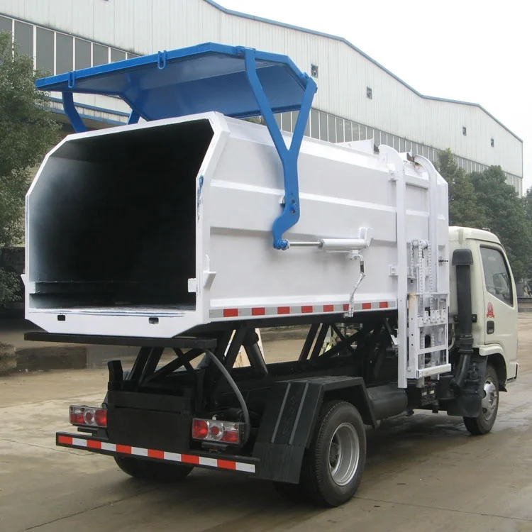 Новые 5 кубических Небольших Подвесных бочек мусоровозы для продажи тяжелых грузовиков