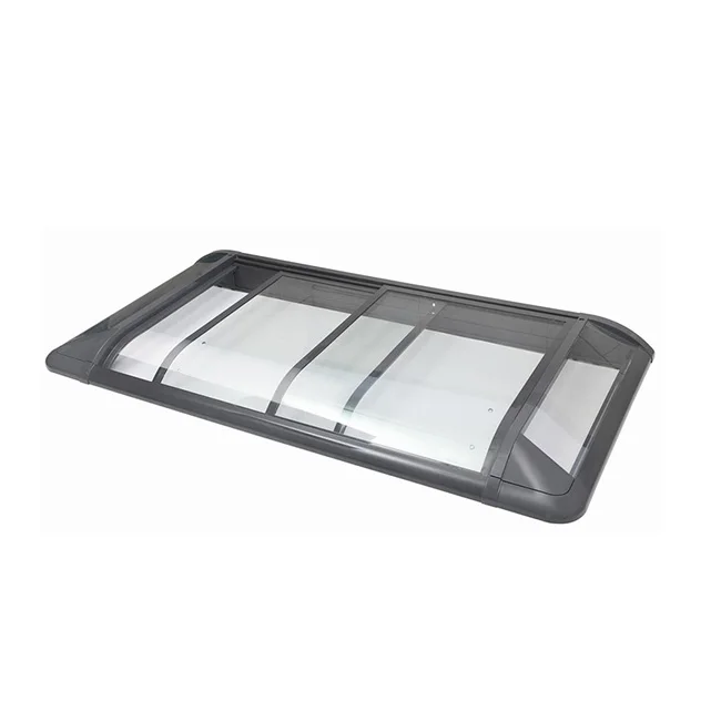 Brand Sliding Transparent Curved Glass Door For Island Freezer
