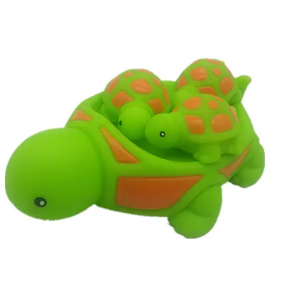 Good price friendly plastic green tortoise bath toys