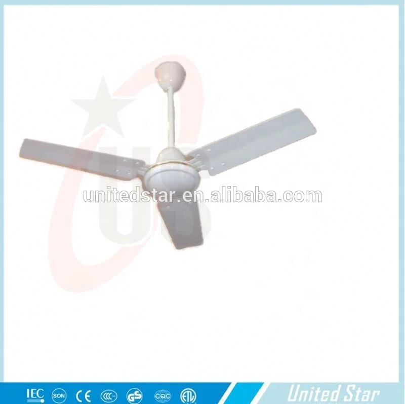 Ceiling Fan Metal White 65 Air Cooling Fan Free Spare Parts,overseas Call Centers Ceiling Fan with High Rpm 220 Unitedstar