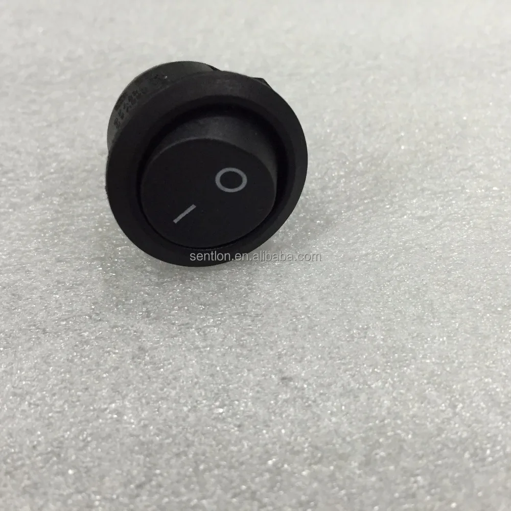 .KCD1-102-5 High quality Universal 3 Pin DPST ON-OFF Round Rocker Switch