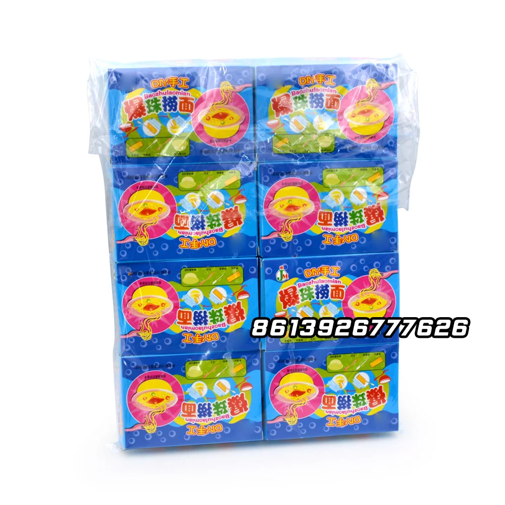 DIY new funny Blasting noodles jelly candy