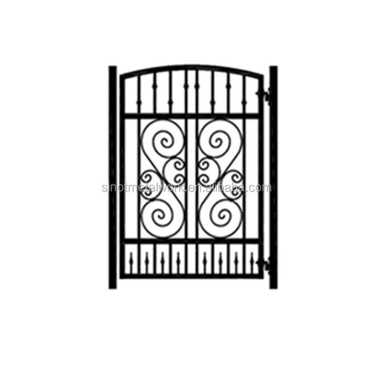 
wrought iron small gate metal garden single gate steel main door design 