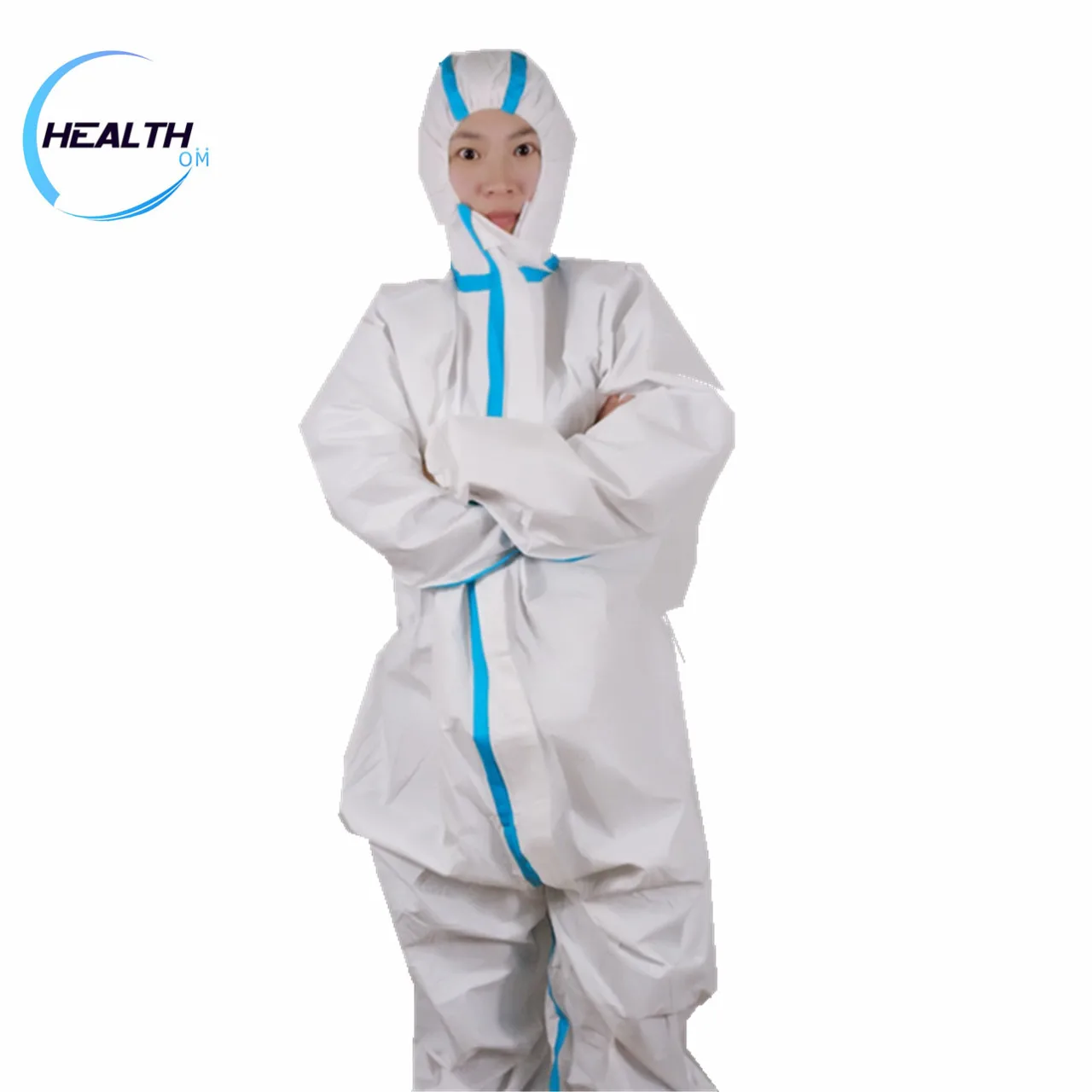 
Breathable 63g/m2 microporous type 5 6 disposable coverall 