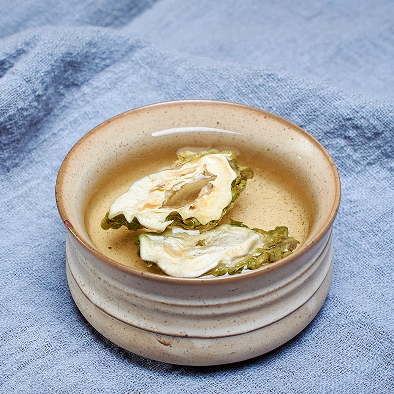 Natural Medicine Dried Bitter Gourd Melon Slices Without Seed For Herbal Tea