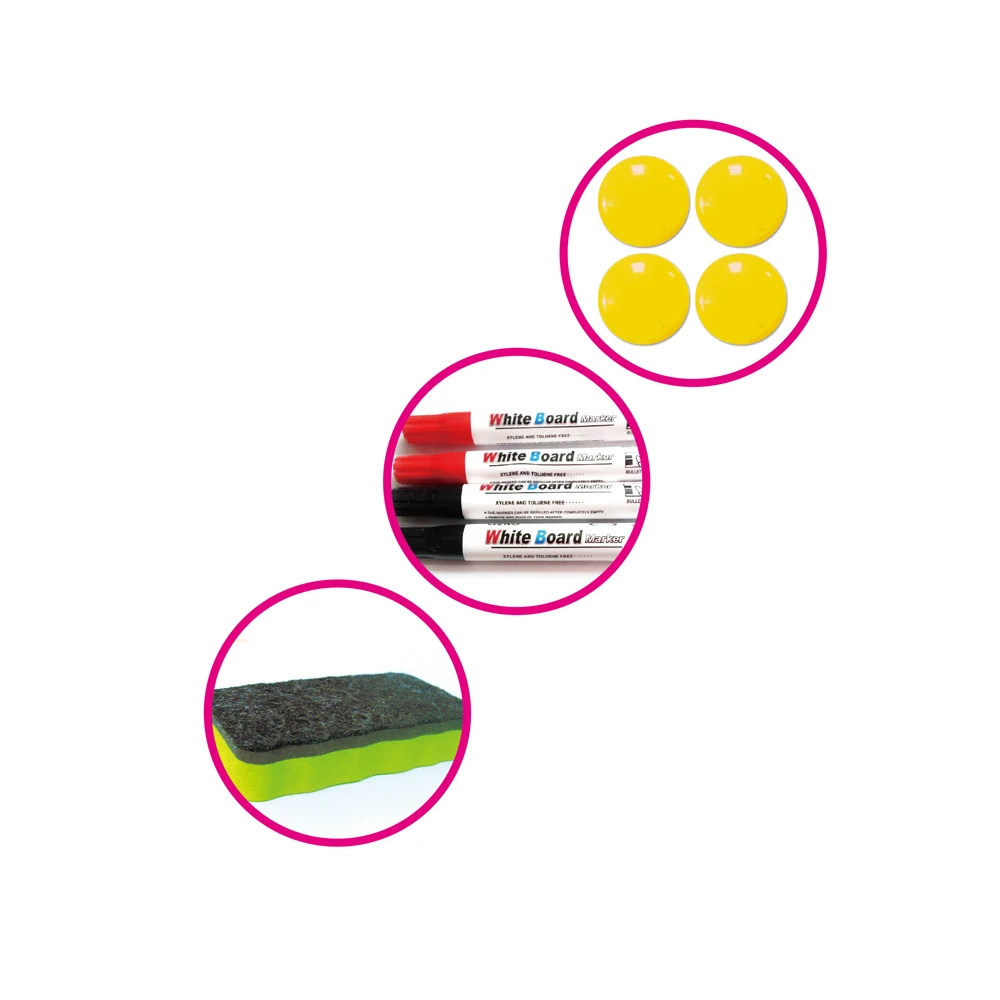 Brand New Magnetic Wipe Whiteboard Office Home School Dry Wipe with Marker and Eraser-