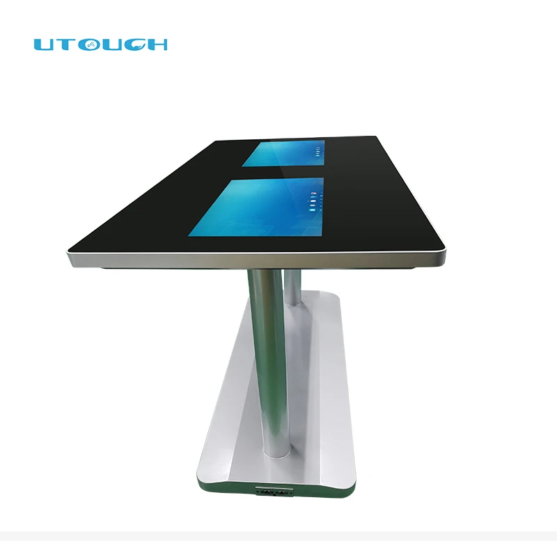 21.5 inch capacitive interactive smart  LCD double screen touch screen table for school/restaurant