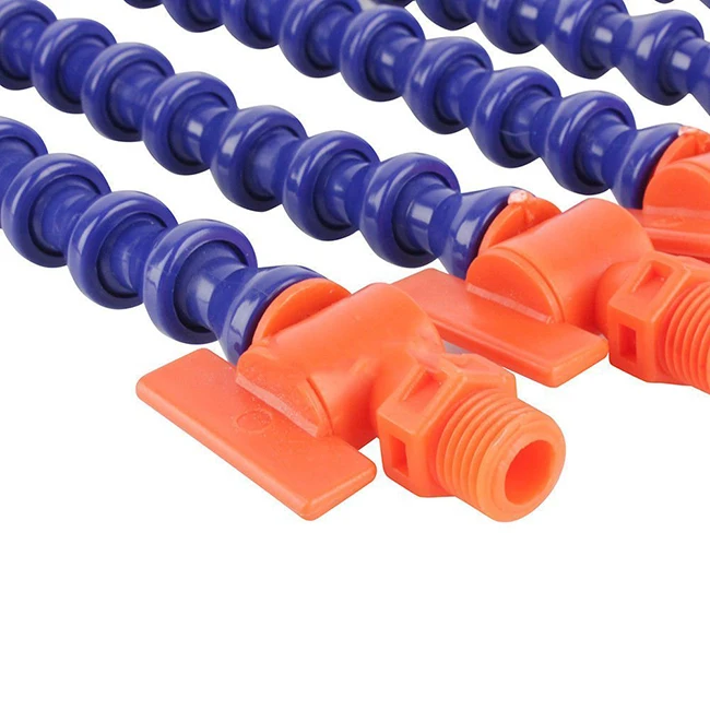 Flat Nozzle Male Thread Flexible Switch Coolant Pipe Hose