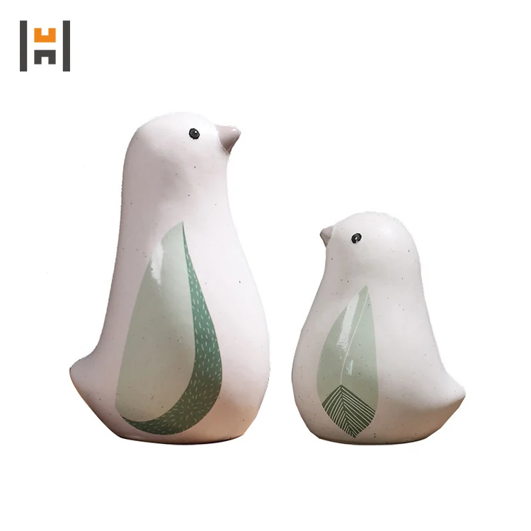 House decoration ceramic bird home decor for sample room animal furnishing articles