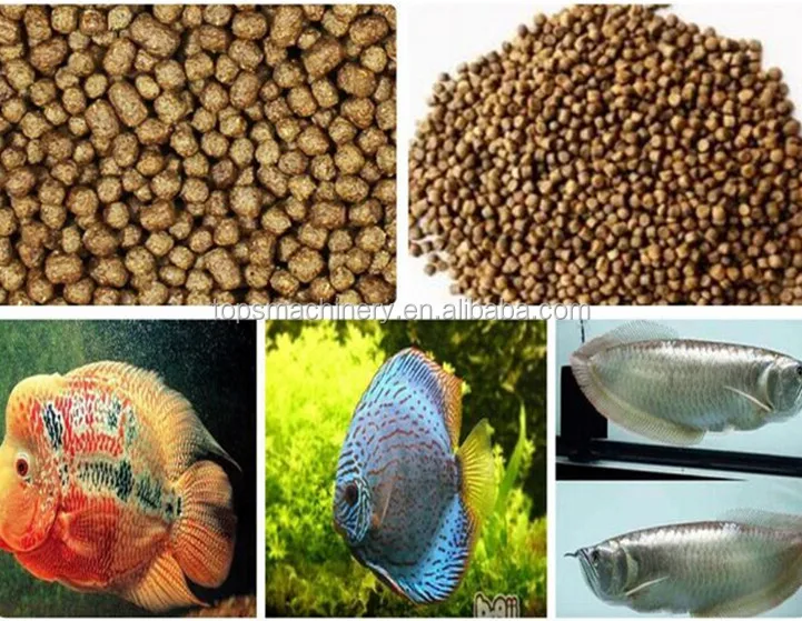 30-500kg/h floating fish feed extruder