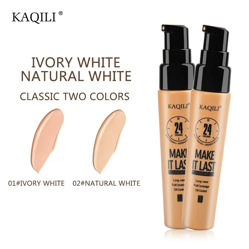 Kaqili Oem professional full coverage waterproof liquid makeup foundation private label liquid BB cream