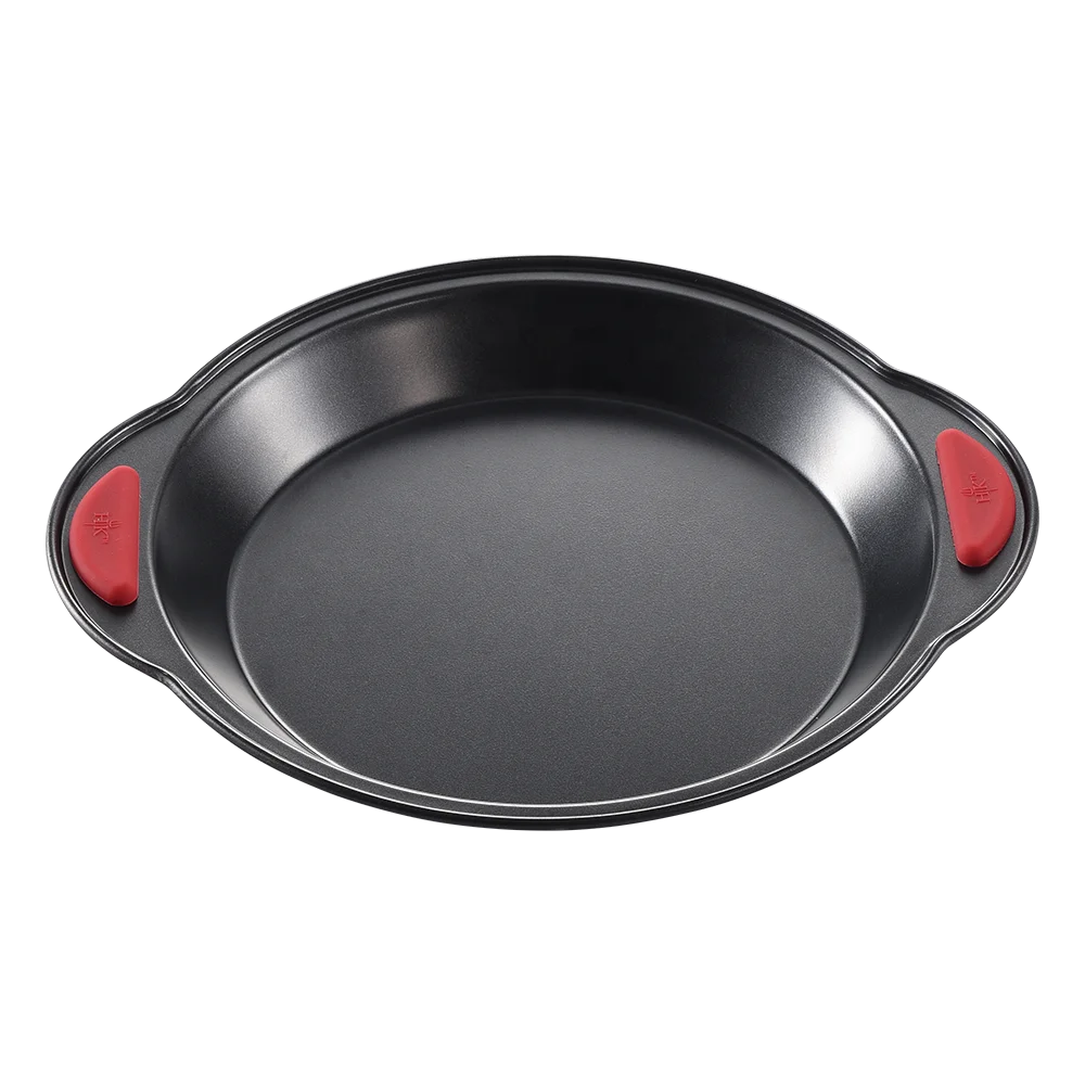 Non Stick Bakeware Round Cake Pan W/Silicon Grips