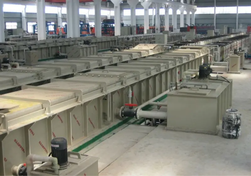 
Steel Wire Electro Galvanizing Continuous Line 